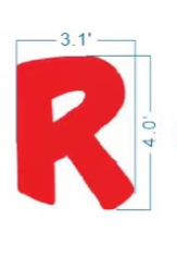 Just "R" Letters Replacement For Robert Bailey