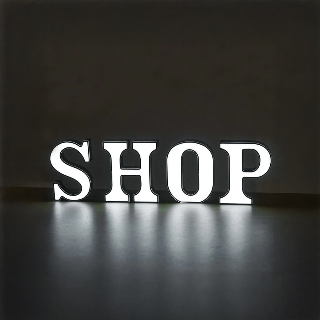 Metal Frontlit & Backlit Sign