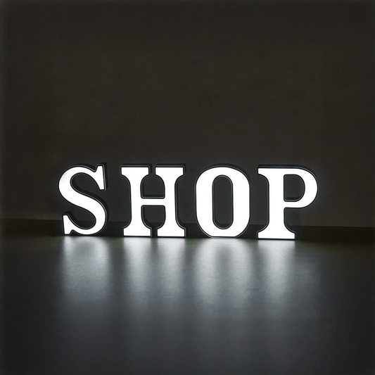 Metal Frontlit & Backlit Sign