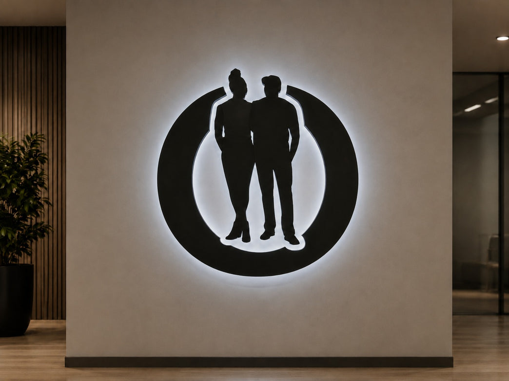 Custom Acrylic Backlit Sign For Terrio Davis
