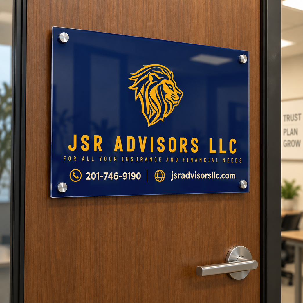 Custom UV Printed Acrylic Plate Sign For Jack Planchard